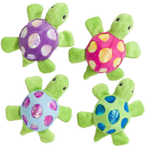 Spot Cat Toy Shimmer Glimmer Turtle Catnip Assorted Colors