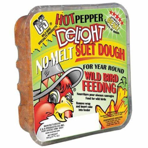 C&S No Melt Suet Dough Hot Pepper Delight 11.75oz