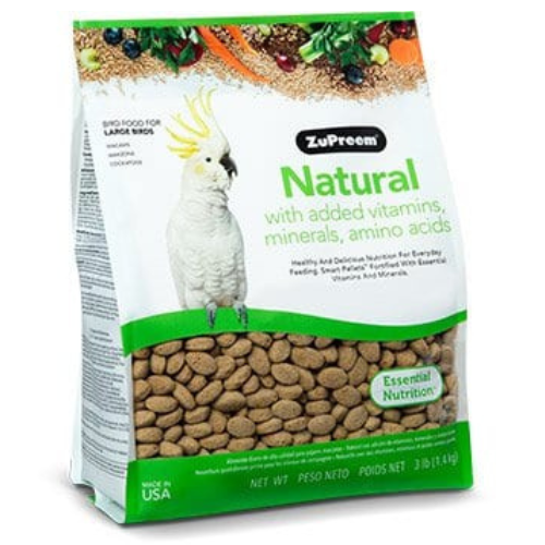 Zupreem Natural Bird Food Maintenance for Parrots Large 3#