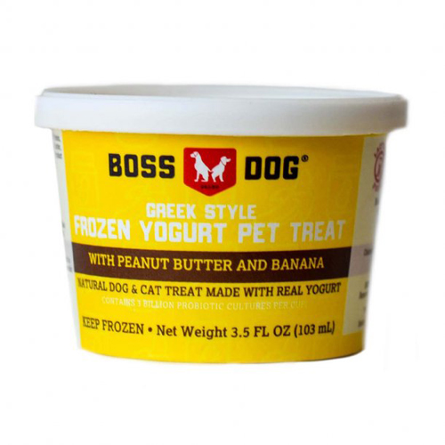 Boss Dog Yogurt Peanut Butter & Banana 14oz cup