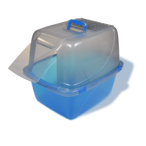 Van Ness Cat Translucent Enclosed Litter Pan with Flap