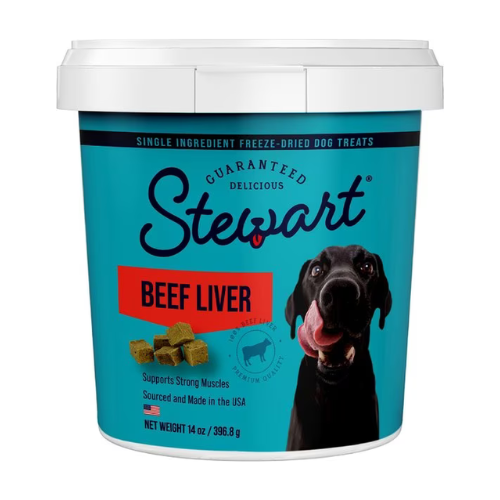 Stewart Pro Treat Dog Treats Freeze Dried Raw Beef Liver 14oz