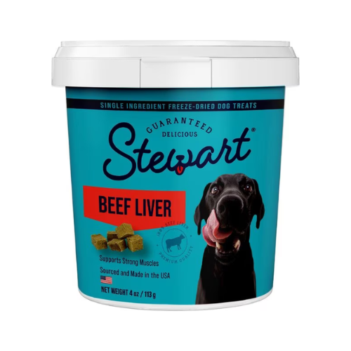 Stewart Pro Treat Dog Treats Freeze Dried Raw Beef Liver 4oz