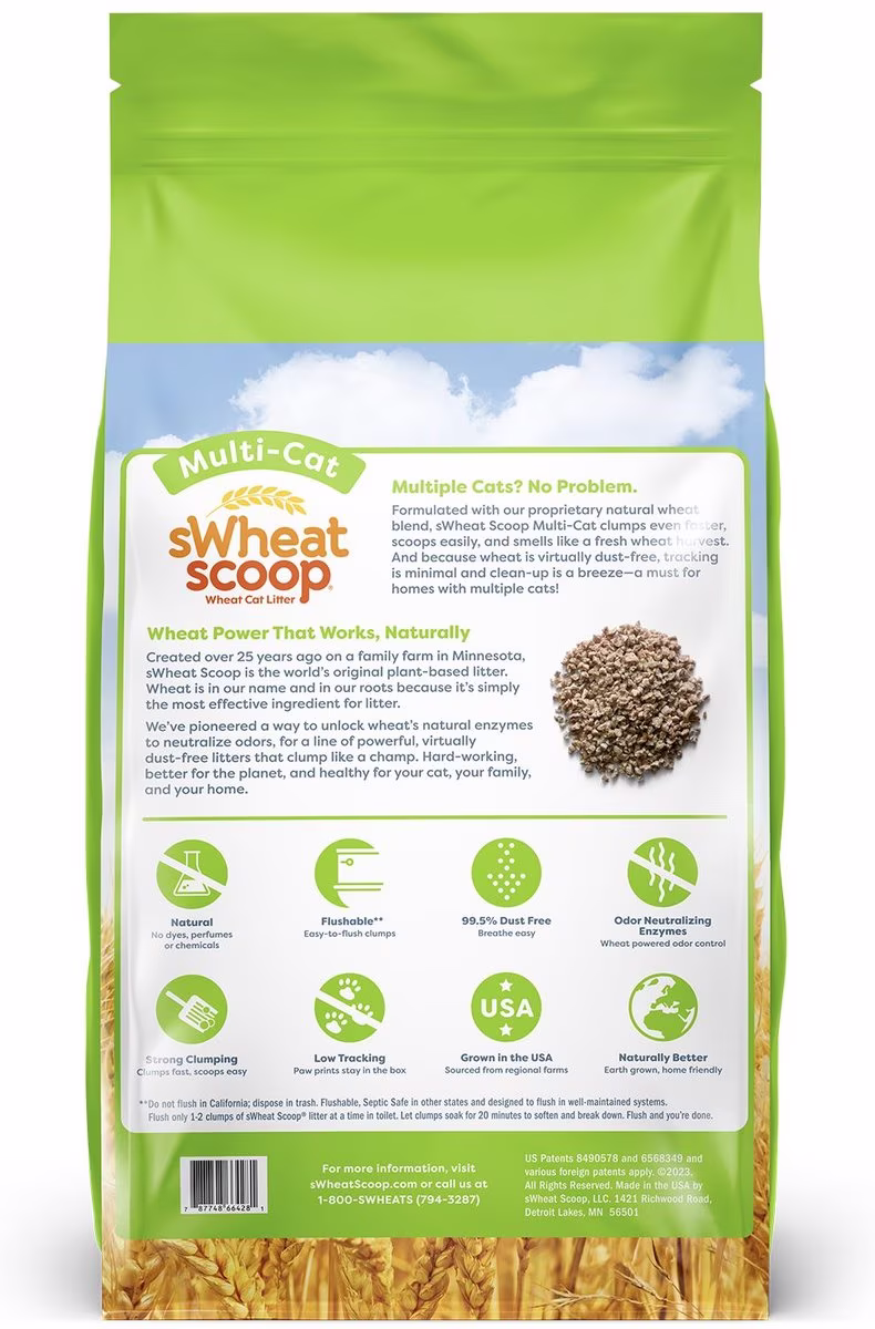 Swheat Scoop Clumping Cat Litter 28#