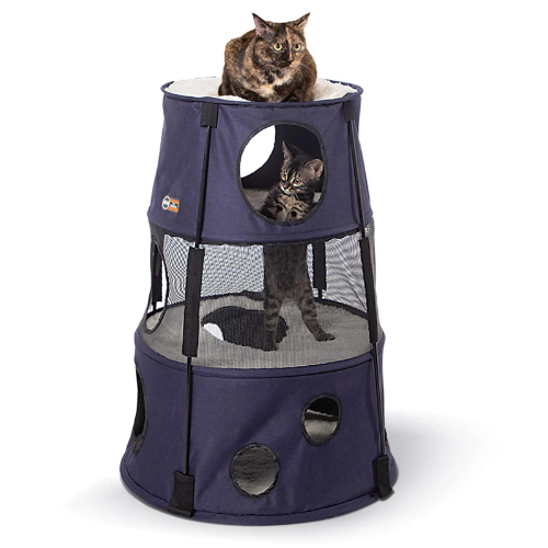 K&H KITTY TOWER DARK 22X30"