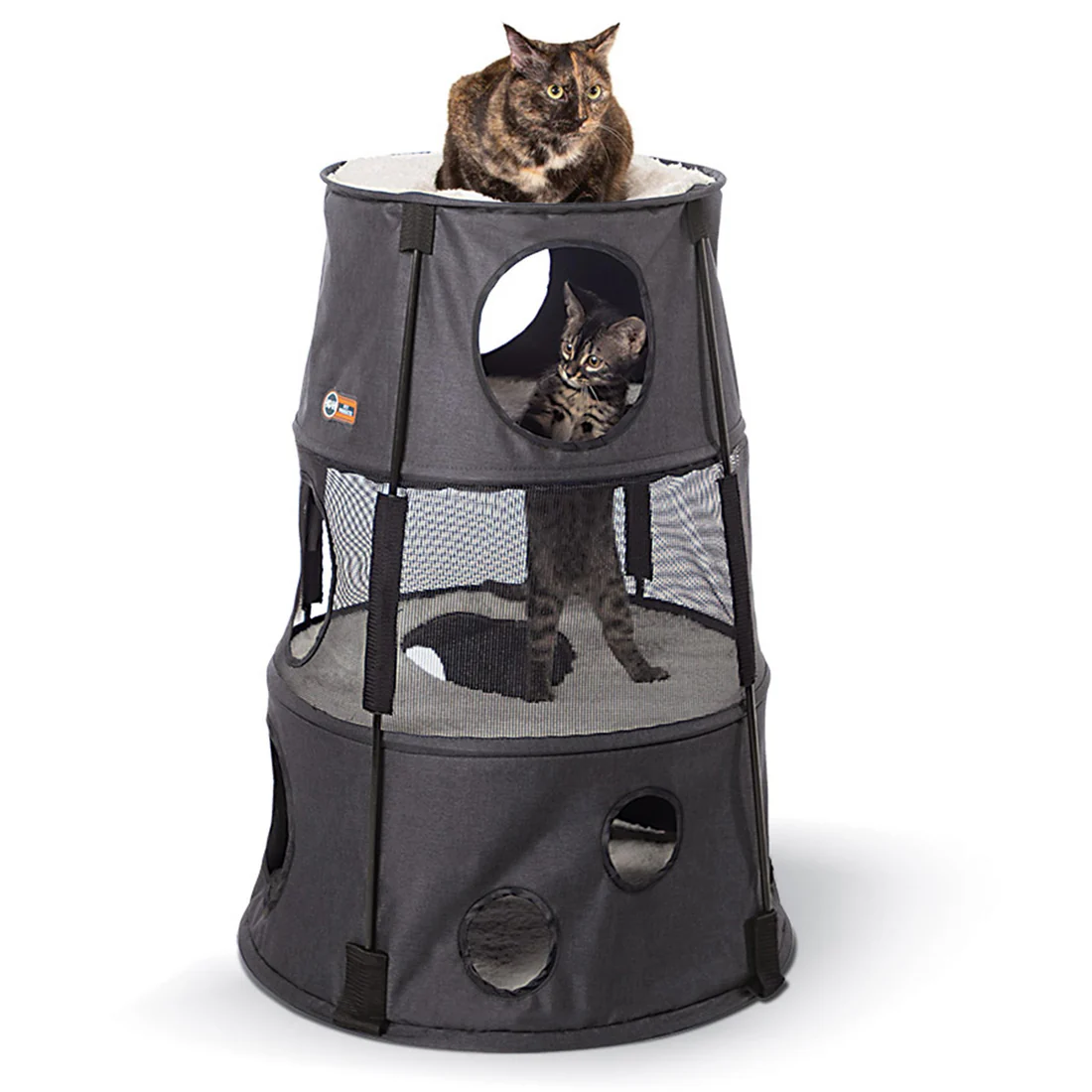 K&H KITTY TOWER GRAY 22X30"