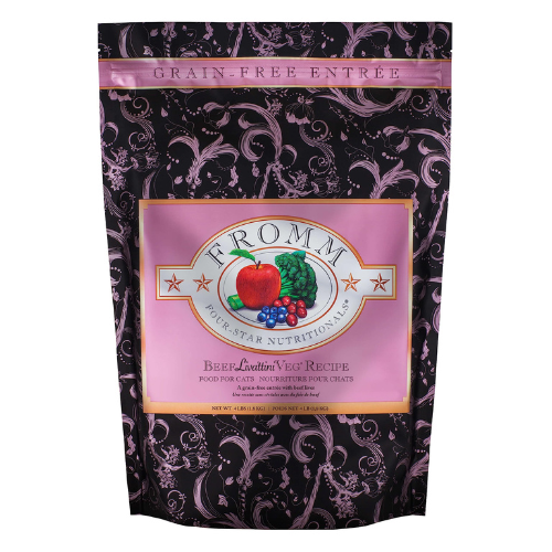 Fromm Four Star Cat Beef Livattini Veg Grain Free 4#