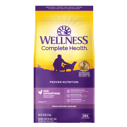 Wellness Complete Health Dog Senior Chicken & Barley 26#