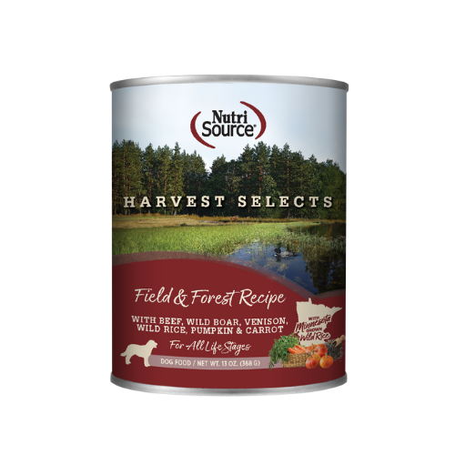 Nutrisource Dog Food Harvest Selects Field & Forest Can 13oz