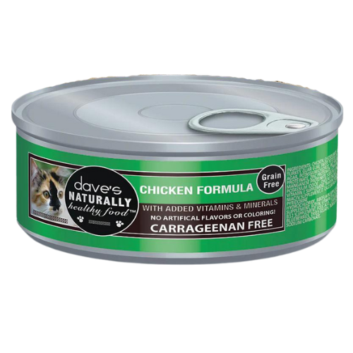 Dave's Naturally Healthy Cat Grain Free Chicken 5.5oz Can