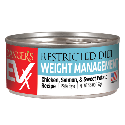 Evangers Cat Restricted Diet Weight Manage Chicken Salmon Can 5.5oz