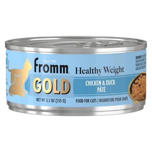 Fromm Gold Cat Food Healthy Weight Chicken & Duck Pate Can 5.5oz