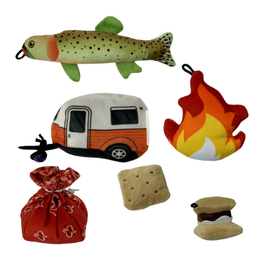 Fab Cat Happy Camper Assorted Cat Toys