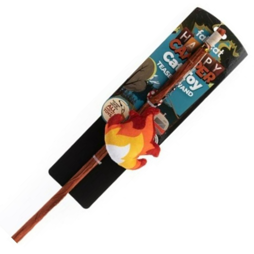 Fab Cat Toy Happy Camper Teaser Wand