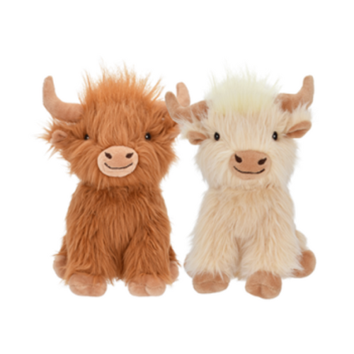 MULTI HIGHLAND COW ASST 14"