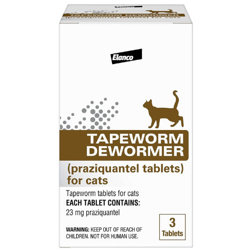 Elanco Cat Tapeworm Dewormer 3 Dewormer Tablets Per Pack