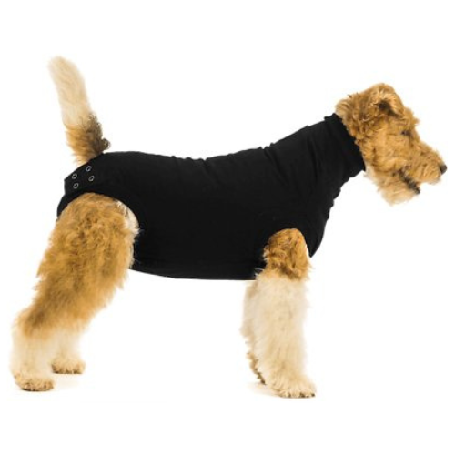 Suitical Dog Recovery Suit Black MD
