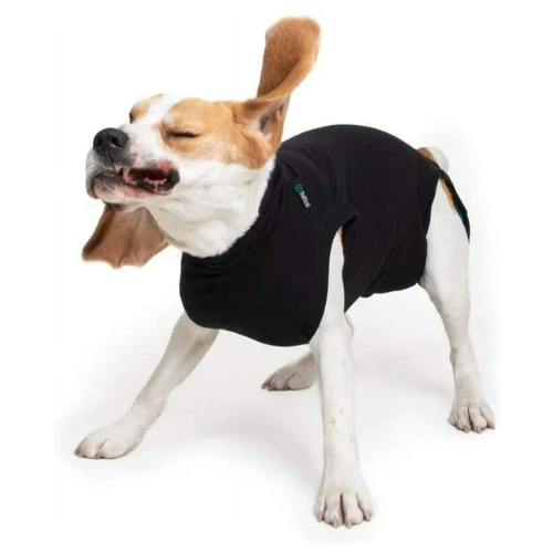 Suitical Dog Recovery Suit Black MD+