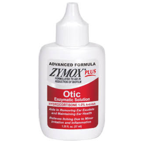 Zymox Plus Otic-HC Enzymatic Solution 1% 1.25oz