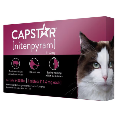 CAPSTAR Cat 2-25# Flea Tablets 6CT