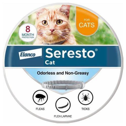 Seresto Flea and Tick Prevention Collar for Cats 8 Month