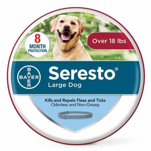 Seresto Flea and Tick Prevention Collar for Large Dogs Over 18# 8 Month