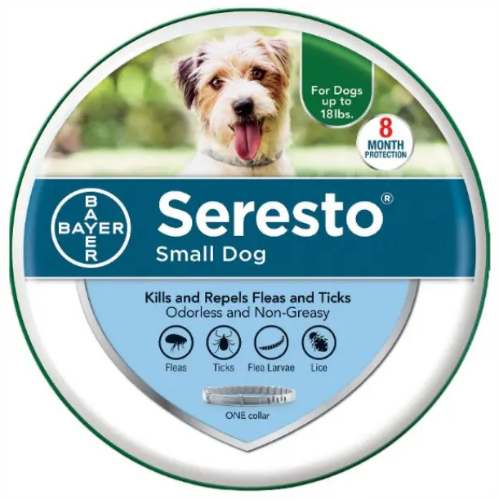 Seresto Flea and Tick Prevention Collar for Dogs Under 18# 8 Month