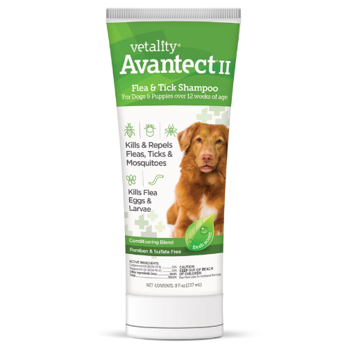 Vetality Naturals Flea & Tick Conditioning Shampoo For Dogs 8oz