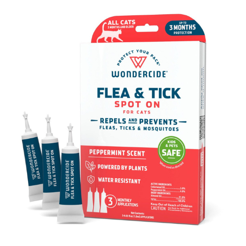 Wondercide Flea & Tick Peppermint Spot On Treatment For Cats