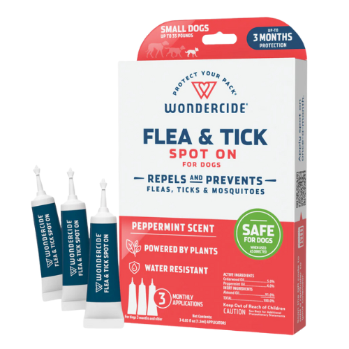 Wondercide Flea & Tick Peppermint Spot On Treatment Small Dogs Up To 35#