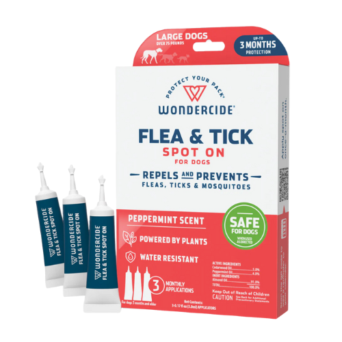 Wondercide Flea & Tick Peppermint Spot On Treatment Dog over 75#