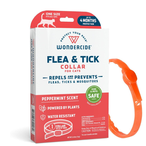 Wondercide Flea & Tick Collar For Cats - Peppermint