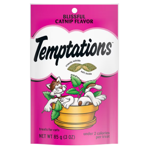 Temptations Cat Treats Blissful Catnip 3oz