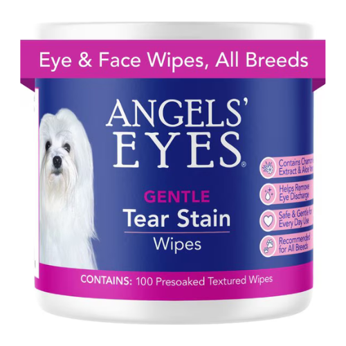 Angel Eyes Tear Stain Wipes For Dogs 100 Count