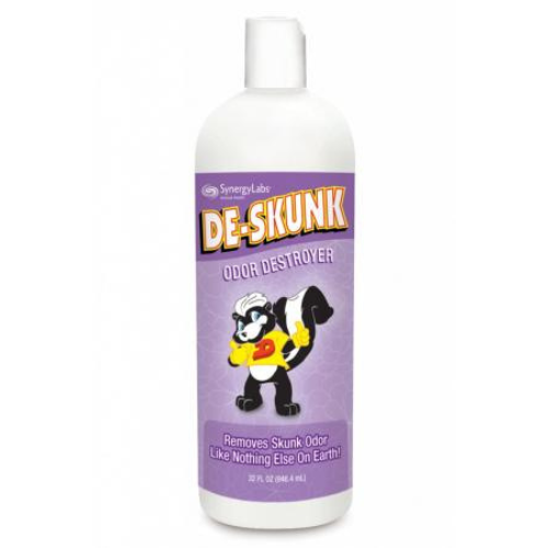 De-skunk Odor Destroying Shampoo Formulated to Remove Skunk Odor 32oz