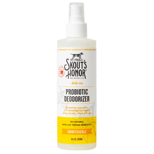 Skouts Honor Probiotic Daily Use Dog Deodorizer Honeysuckle 8oz