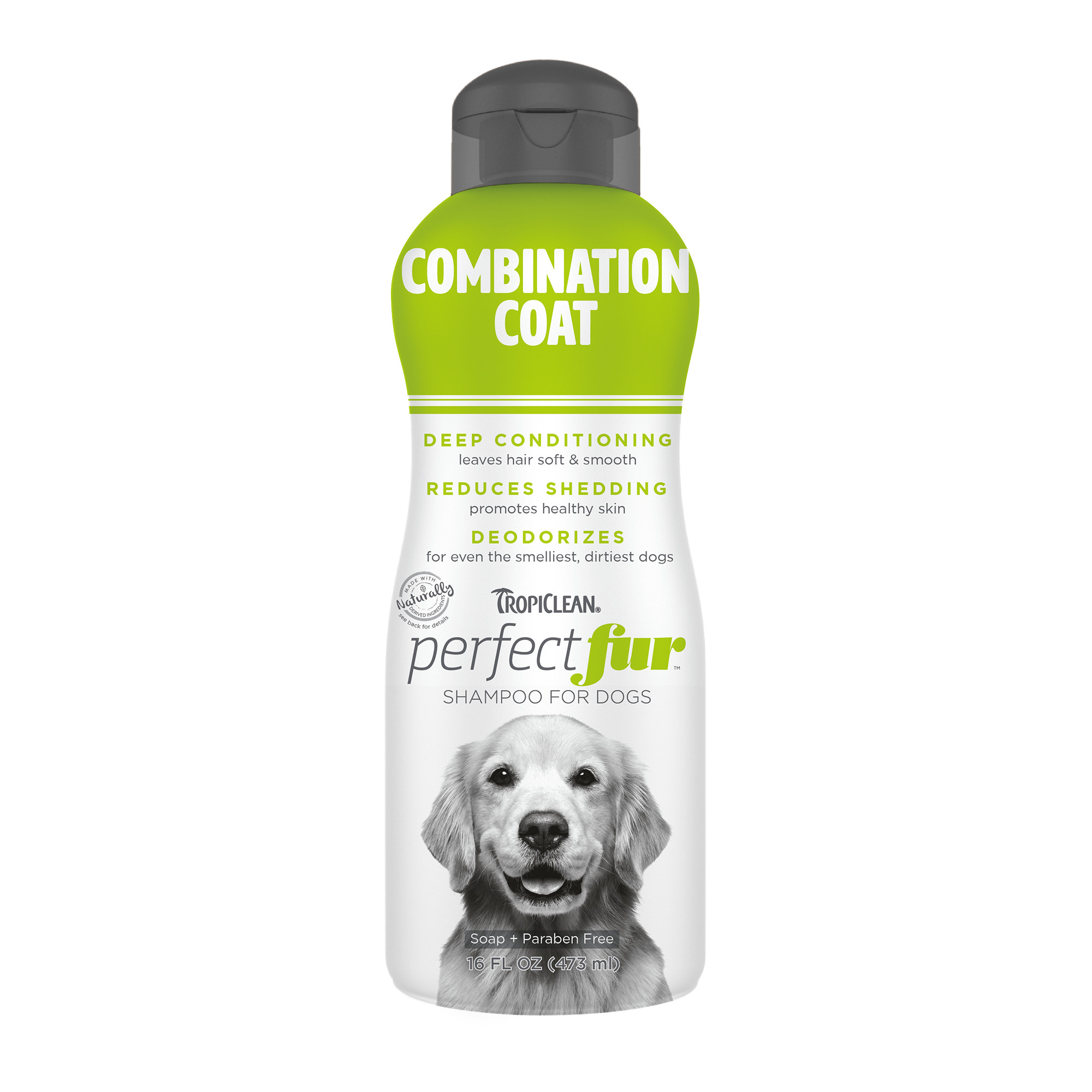 Tropiclean Dog Perfect Fur Combination Coat Shampoo 16oz