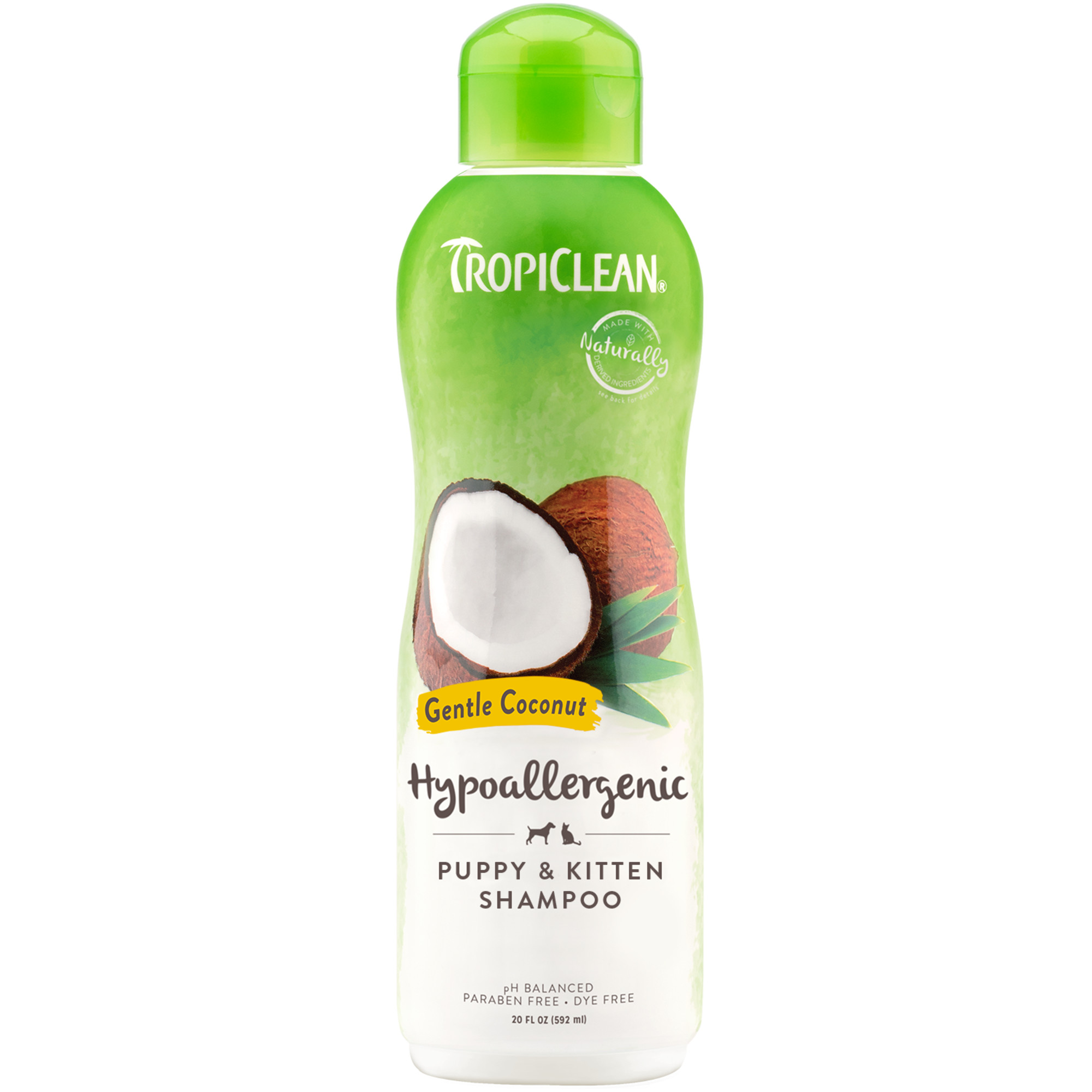 Tropiclean Hypoallergenic Puppy & Kitten Shampoo Gentle Coconut 20oz