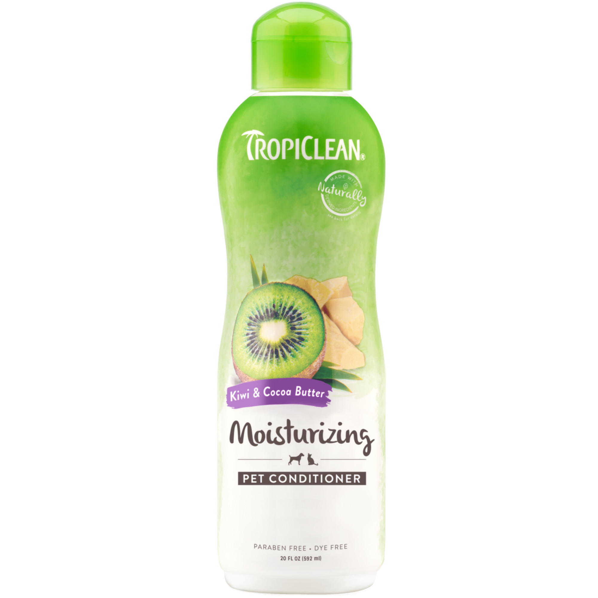 Tropiclean Moisturizing Pet Conditioner Kiwi & Cocoa Butter 20oz