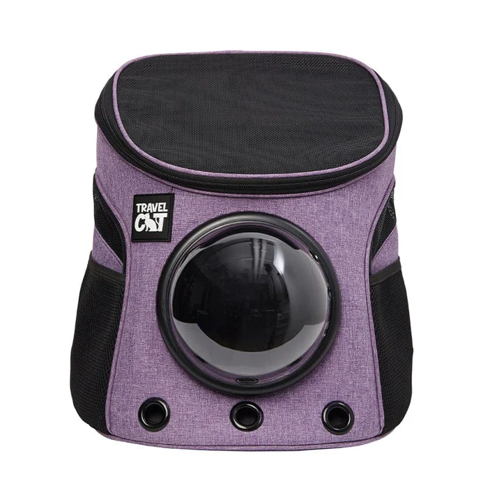 TRAVEL CAT BACKPACK PURPLE MINI