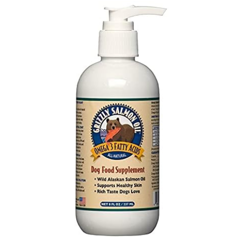 Grizzly Wild Salmon Oil Dog Supplement 8oz