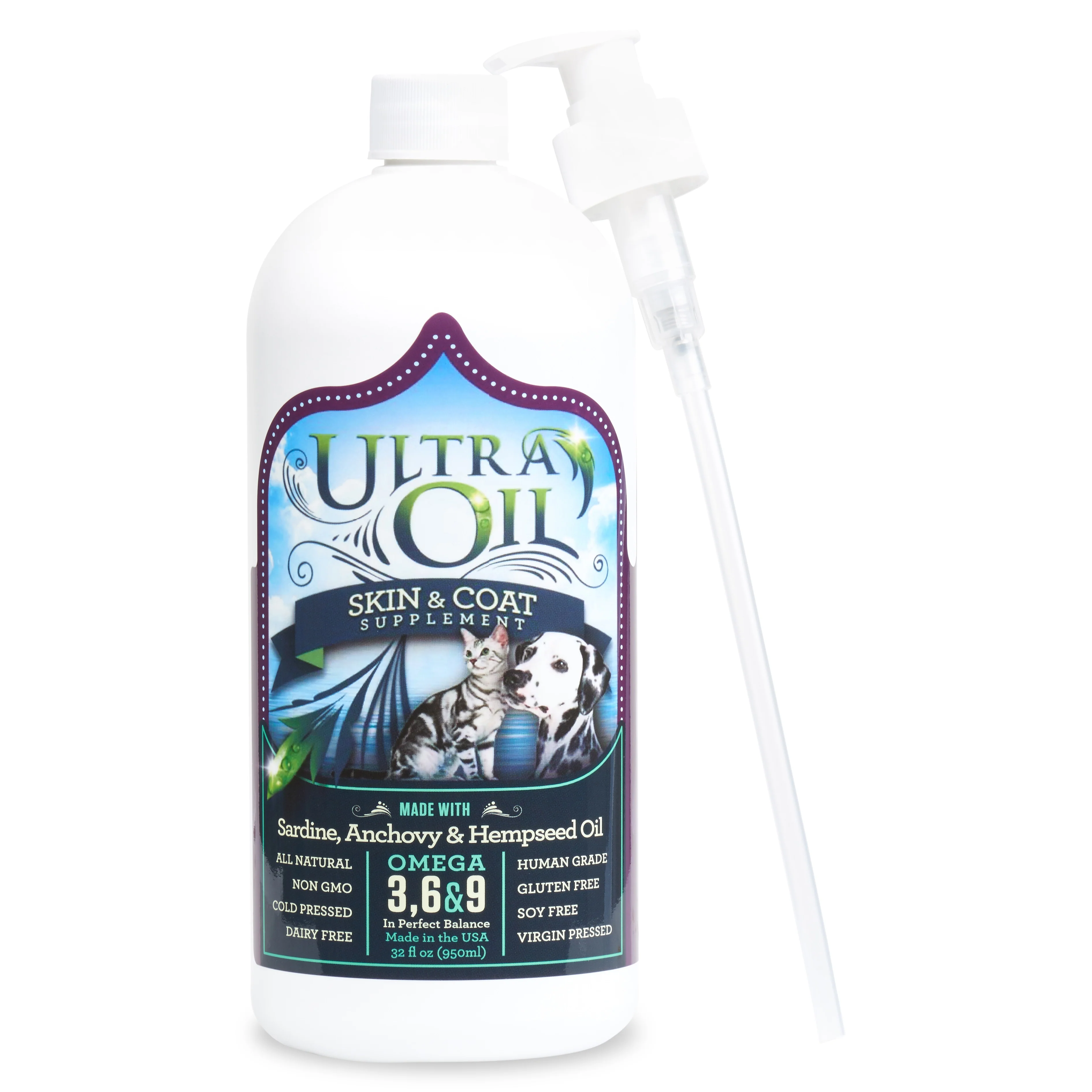 Ultra Oil Skin & Coat Supplement 32oz