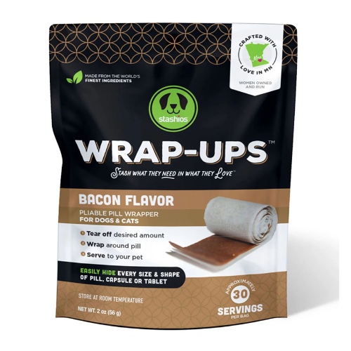 Stashios Pill Wrap-Ups Bacon Flavor 30ct