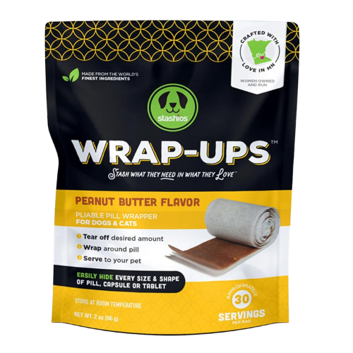 Stashios Wrap Ups Pill Wrapper Peanut Butter 30 Count