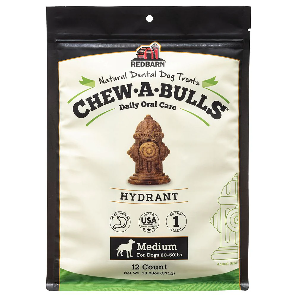 Redbarn Chew-A-Bull Hydrant Medium 12pk