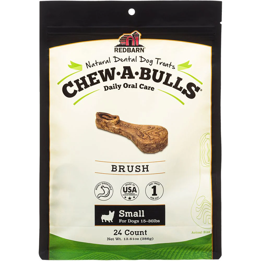 RB CHEW-A-BULL BRUSH SM 24PK