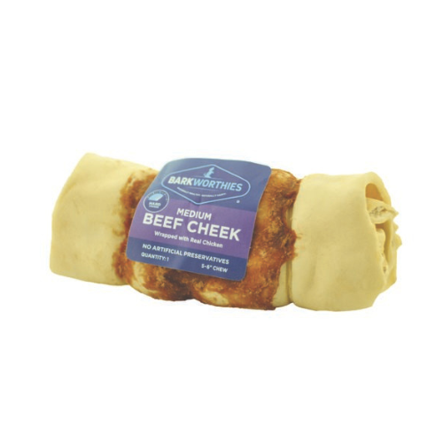 Barkworthies Beef Cheek Chicken Wrapped Short