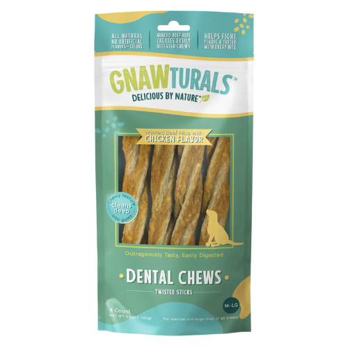 GNAWTURALS TWIST CKN LG