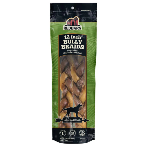 RB D BRAIDED BULLY STICK 12" 2PK