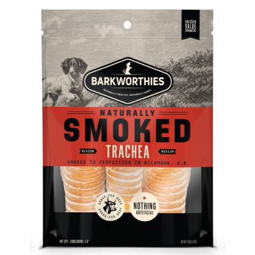 Barkworthies Smoked Trachea Medium 6" 3 Pack